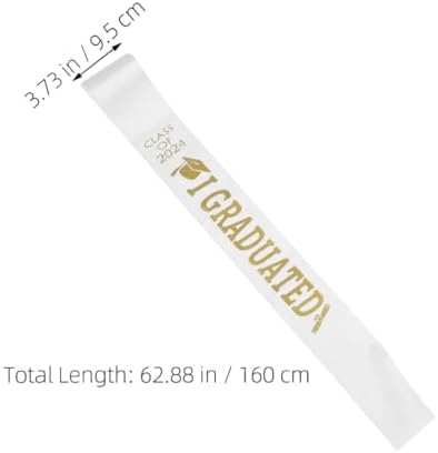 Amosfun Class of 2024 Graduation Sash 4pcs