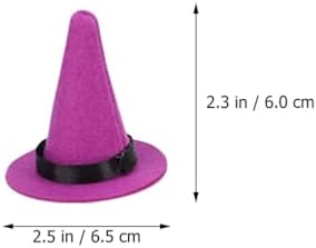 LUOZZY 20Pcs Mini Witch Hats Halloween Decorations