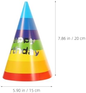 LOGOFUN 36 Pcs Birthday Cone Hats for Kids