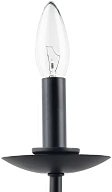 Ellie 5 Light Black Farmhouse Chandelier