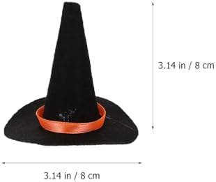 LOGOFUN 10pcs Halloween Mini Witch Hats
