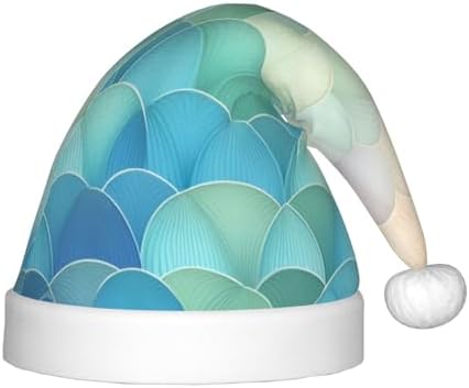 Augenstern Christmas Hat Pastel Mermaid Fishscale Santa Hat Unisex