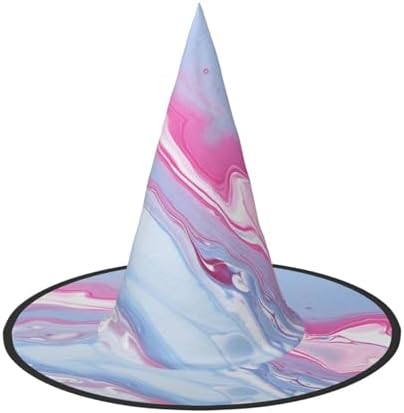 Blue Marble Witch Halloween Cone Hat Costume