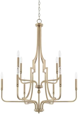Capital Lighting Dawson Classic 2-Tier Chandelier 10 Light