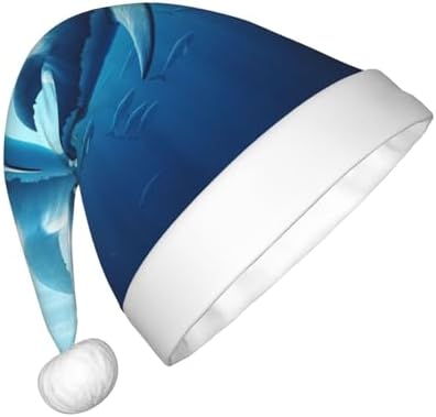 Augenstern Christmas Hat Sharks-Swim-In-Ocean Xmas Hat Unisex Santa Hat 1