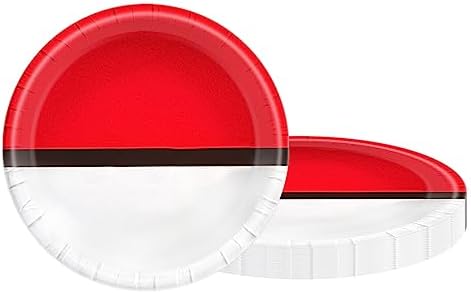 OULUN 30Pcs Cartoon Animated Party Plates