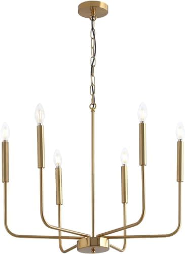6 Light Farmhouse Candle Chandeliers Pendant Lighting