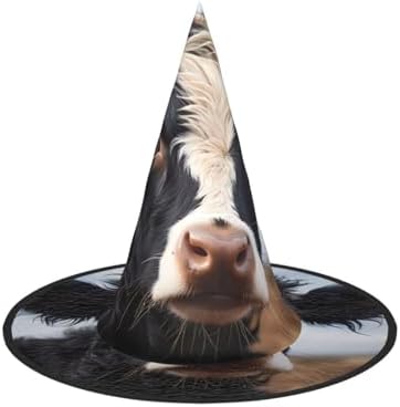 Cute Cow Witch Hat Costume Accessory for Halloween