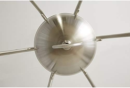 Livex Lighting Williamsburgh 6 Light Brushed Nickel Chandelier