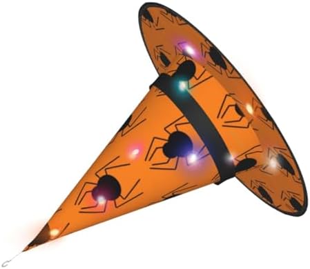 Witch Hat with LED Light Halloween Costume Headwear