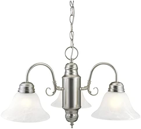 Design House 511543 Millbridge Traditional 3-Light Dimmable Chandelier