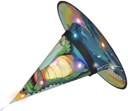 Cute Crocodile Rainbow Witch Hat Halloween Costume
