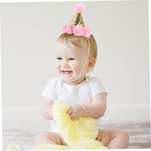 DOITOOL 2pcs Birthday Cone Hat Party Headwear