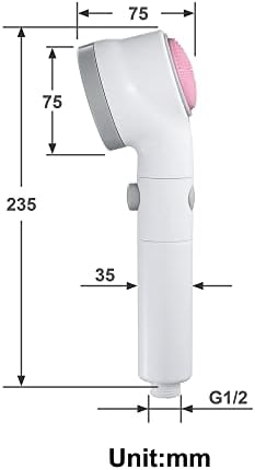 UWEREBFM X Handheld Shower Head with 15M Hose