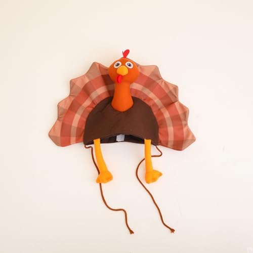 Turkey Headwear Plush Warm Hat for Adults