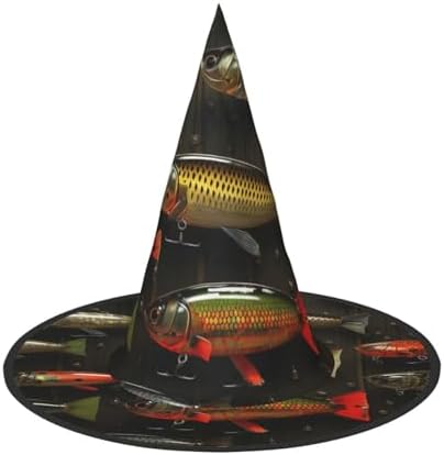 Fishing Lure Style Witch Hat Halloween Costume