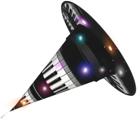 Witch Hats With LED Light Halloween Cone Wizard Hat