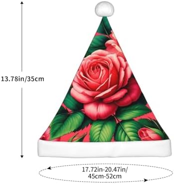 Augenstern Christmas Hat Clusters Roses Floral Santa Hat Unisex