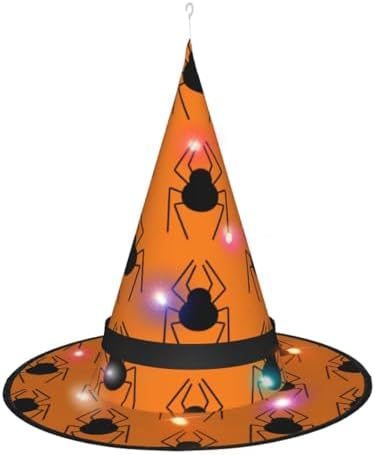 Witch Hat with LED Light Halloween Costume Headwear
