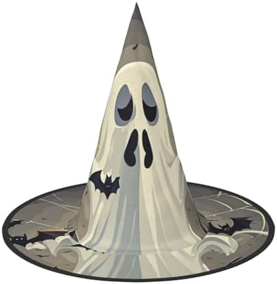 Witch Hats Halloween Cone Wizard Hat Ghost Bat Pattern