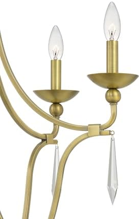 Quoizel Joules 5-Light Aged Brass Chandelier 1