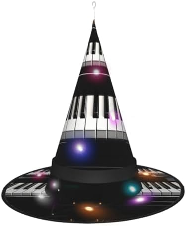 Witch Hats With LED Light Halloween Cone Wizard Hat