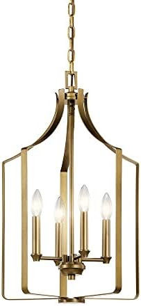4 Light Traditional Candle Style Mini Chandelier Light Fixture Olde Bronze