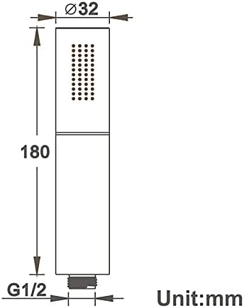 VSULZVNU High Pressure Handheld Shower Head with 2 Settings