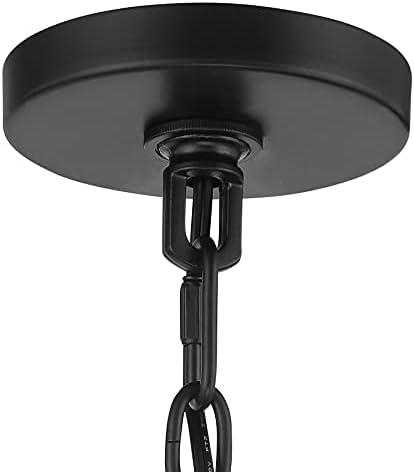 Franklin Iron Works Black Hanging Chandelier 42 Wide 8-Light