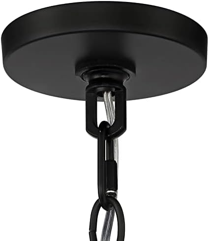 Clara Black Gold Iron Chandelier 5-Light Pendant