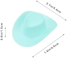 LUOZZY 10pcs Mini Western Cowboy Hat for DIY Crafts