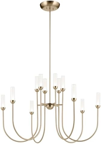 Kichler Moraine 12-Light 2-Tier LED Chandelier