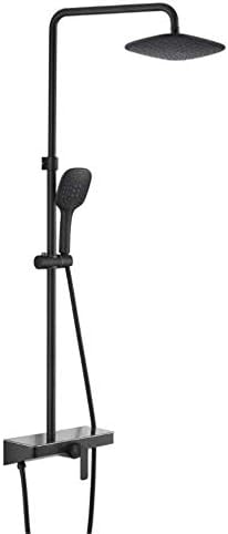 Adjustable 3 Function Handheld Shower Set with Thermostatic Control