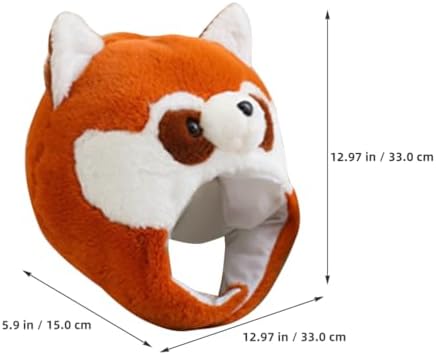 LOGOFUN Plush Raccoon Costume Hat