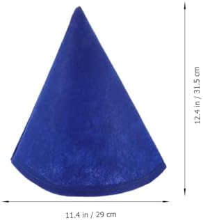 LUOZZY 7Pcs Christmas Gnome Hats Felt Cone Hats for Party Costumes