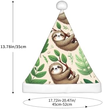 Augenstern Christmas Hat Sloth Tree Unisex Santa Hat