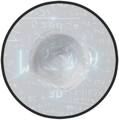 3D Math Witch Halloween Cone Hat for Adults