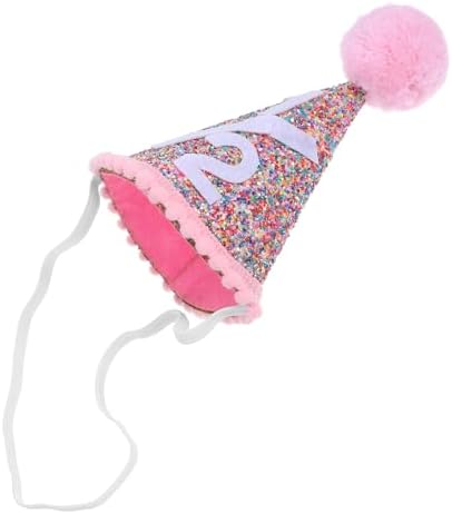 LUOZZY Glitter Birthday Crown for Girls Baby Shower Party Hats