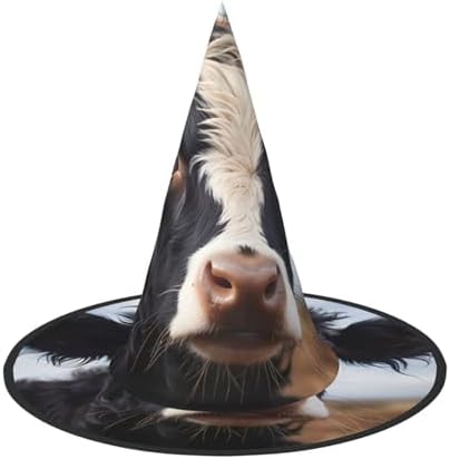 Cute Cow Witch Hat Costume Accessory for Halloween
