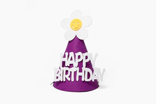 Yinah Cute Flower Felt Birthday Hat for Kids