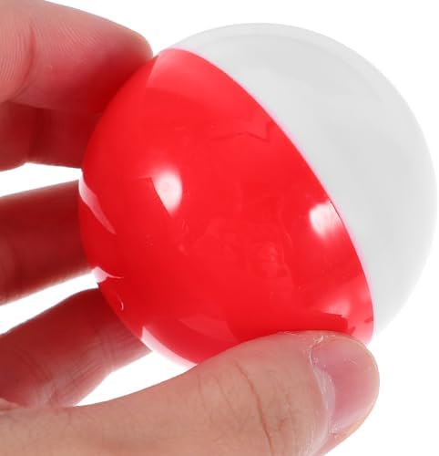 Kichvoe 50pcs Clear Refillable Gumball Machine Capsules