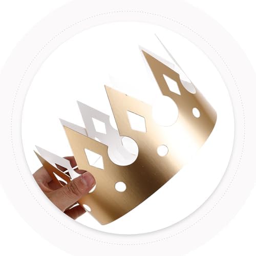 LOGOFUN 40pcs Birthday Crowns for Kids