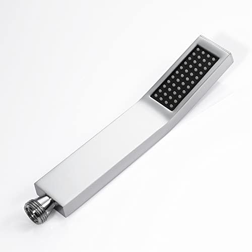 UWEREBFM Square Handheld Shower Head with Hose Combo