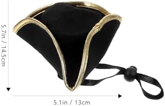 LUOZZY Pirate Hat Costume Cap for Halloween