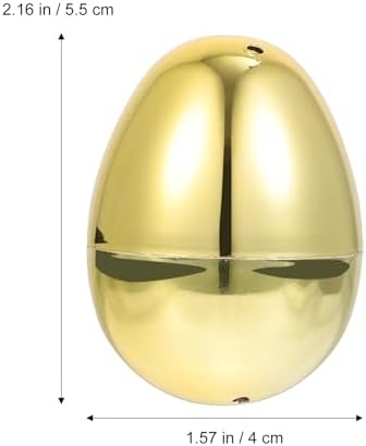 10pcs Bright Plastic Fillable Easter Ornaments