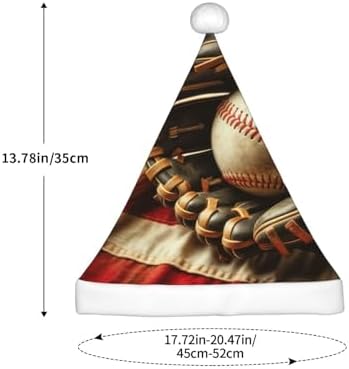 Augenstern Christmas Hat with American Flag Baseball Glove Design