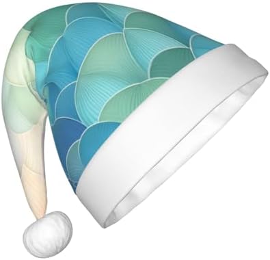 Augenstern Christmas Hat Pastel Mermaid Fishscale Santa Hat Unisex