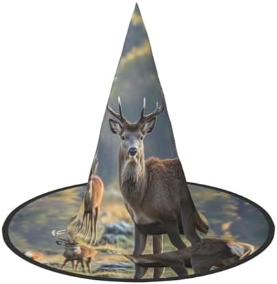 Witch Hats Halloween Costume Cone Wizard Hat for Adults and Kids 1
