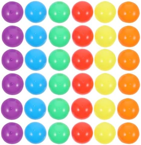 VOSAREA 60PCS Vending Machine Capsules Plastic Balls