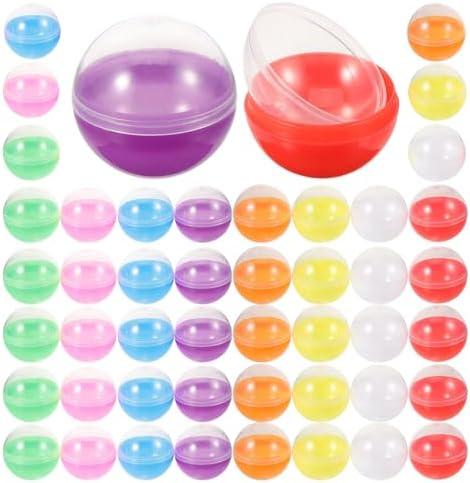 ABOOFAN 50pcs Vending Machine Capsules for Kids Party Favors